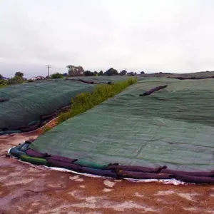 Malla Protección Ensilaje | Alta Resistencia UV | 200 - 300 gr/m2 | Pedido a Medida
